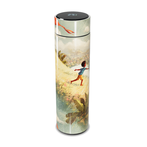 Garrafa Térmica Touch - Estampa Infantil Colorida