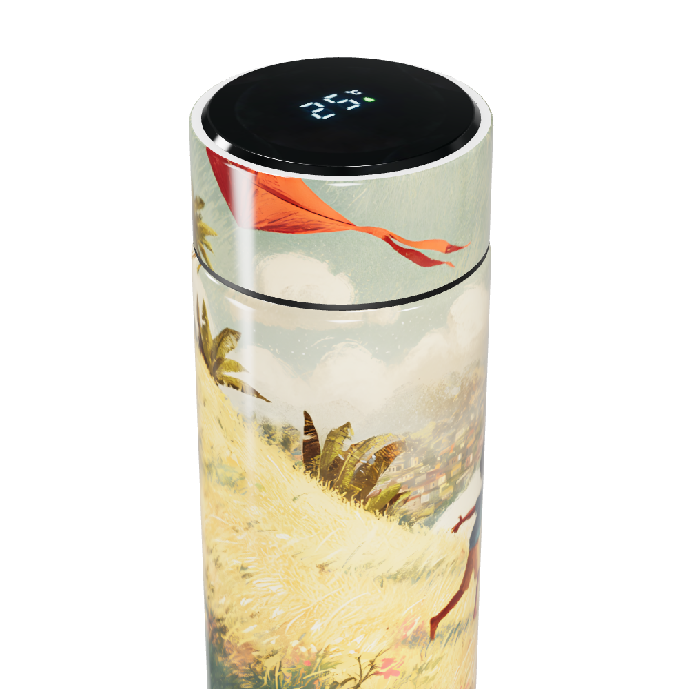 Garrafa Térmica Touch - Estampa Infantil Colorida