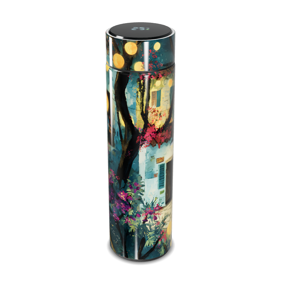 Garrafa Térmica Touch - Estampa Artística Colorida