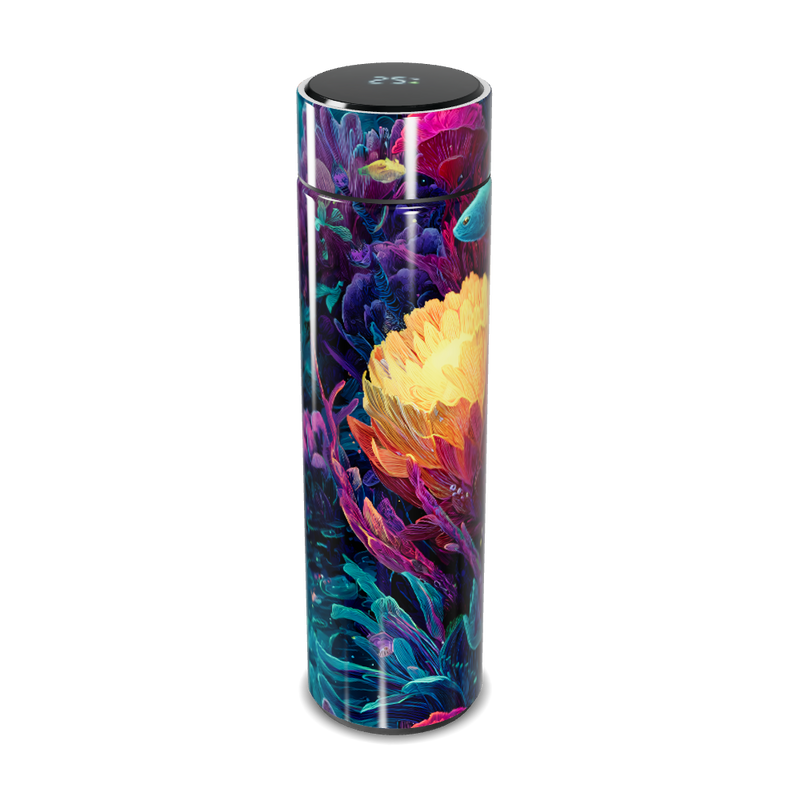 Garrafa Térmica Touch Estampa Floral Colorida