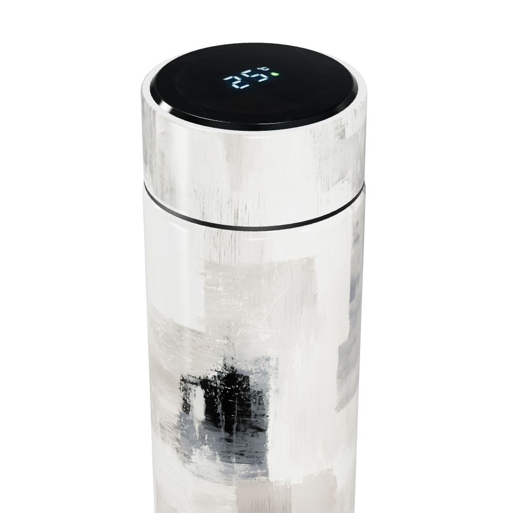 Garrafa Térmica Touch - Abstrata Aço Inox