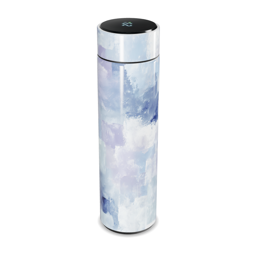 Garrafa Térmica Touch - Azul Abstrato