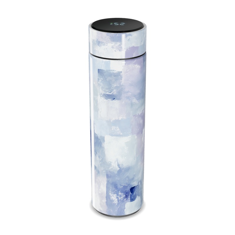 Garrafa Térmica Touch - Azul Abstrato