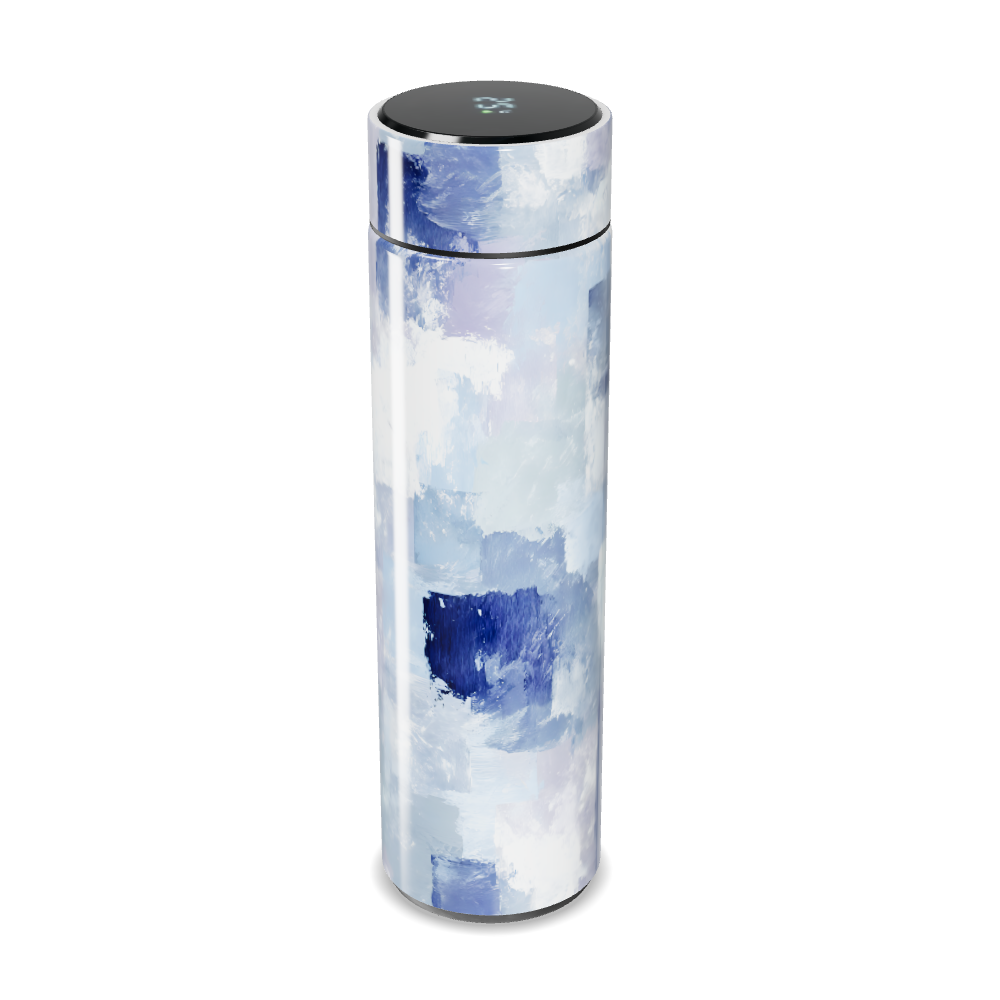 Garrafa Térmica Touch - Azul Abstrato