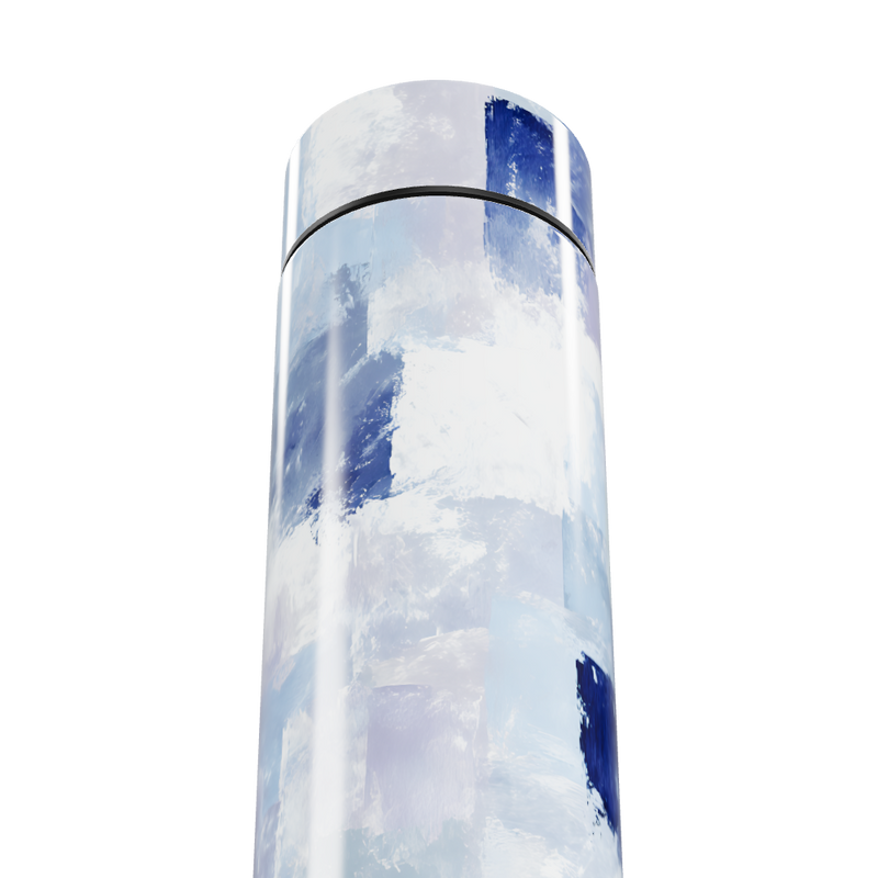 Garrafa Térmica Touch - Azul Abstrato