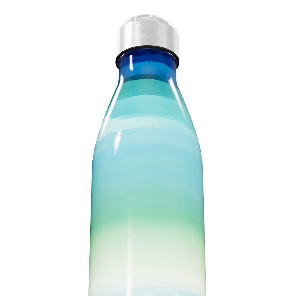 Garrafa Inox - Listrada Azul e Verde