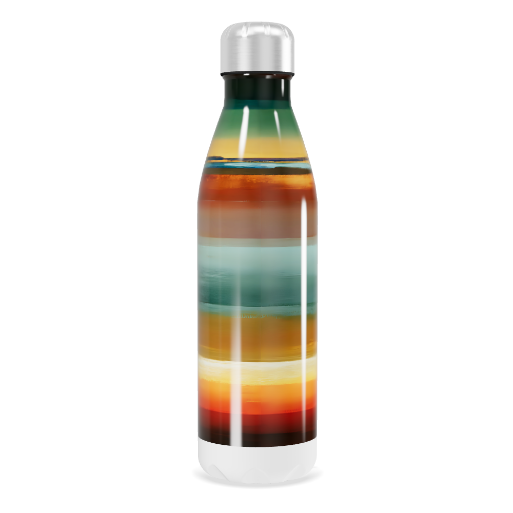 Garrafa Inox - Listras Coloridas