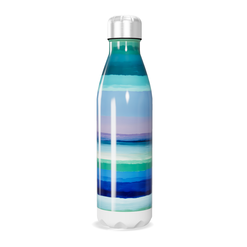 Garrafa Inox - Listras Coloridas