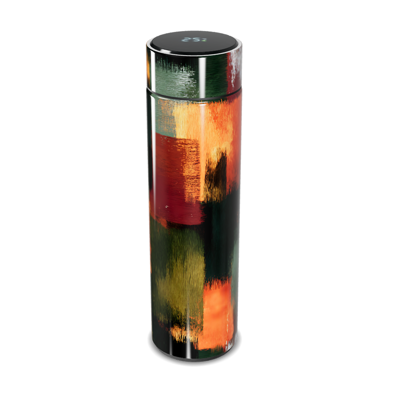 Garrafa Térmica Touch - Estampa Abstrata Colorida