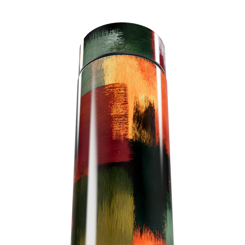 Garrafa Térmica Touch - Estampa Abstrata Colorida