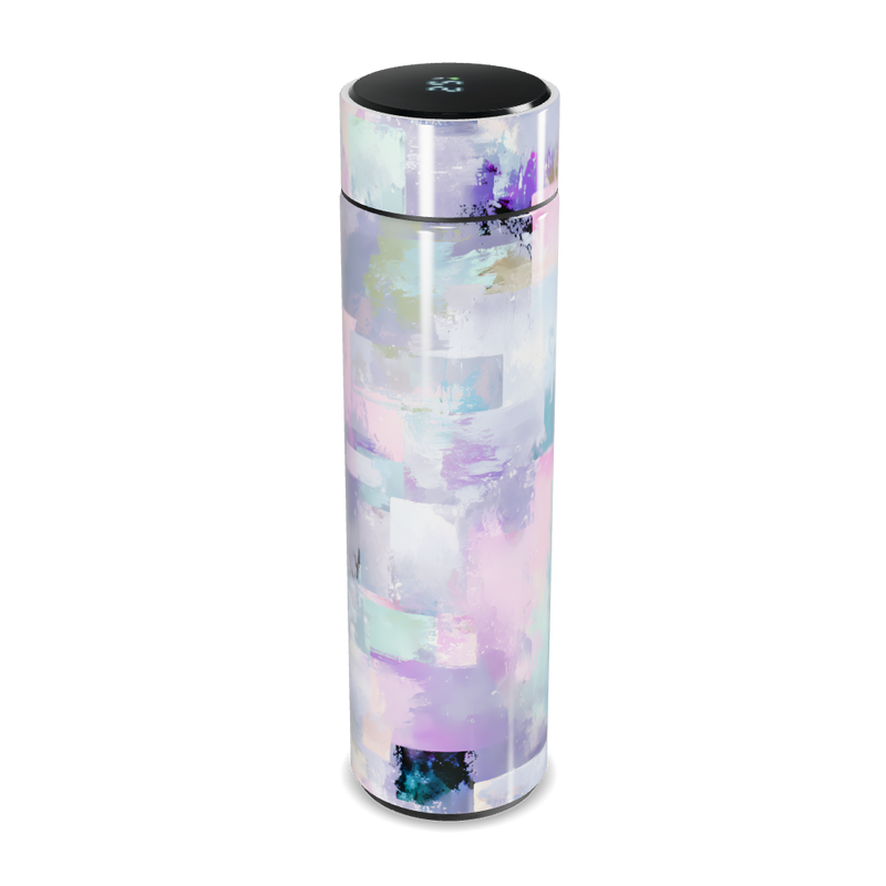 Garrafa Térmica Touch - Estampa Abstrata Colorida