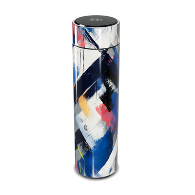 Garrafa Térmica Touch - Estampa Abstrata Colorida