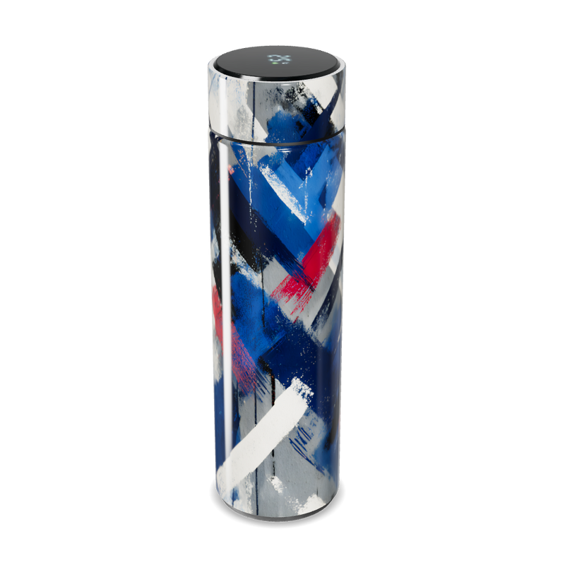 Garrafa Térmica Touch - Estampa Abstrata Colorida