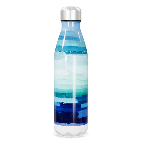 Garrafa Inox - Azul degrade 500ml