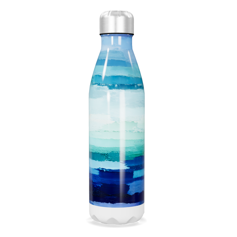 Garrafa Inox - Azul degrade 500ml