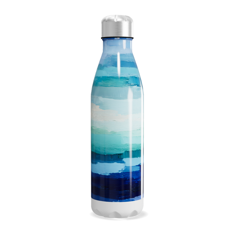 Garrafa Inox - Azul degrade 500ml