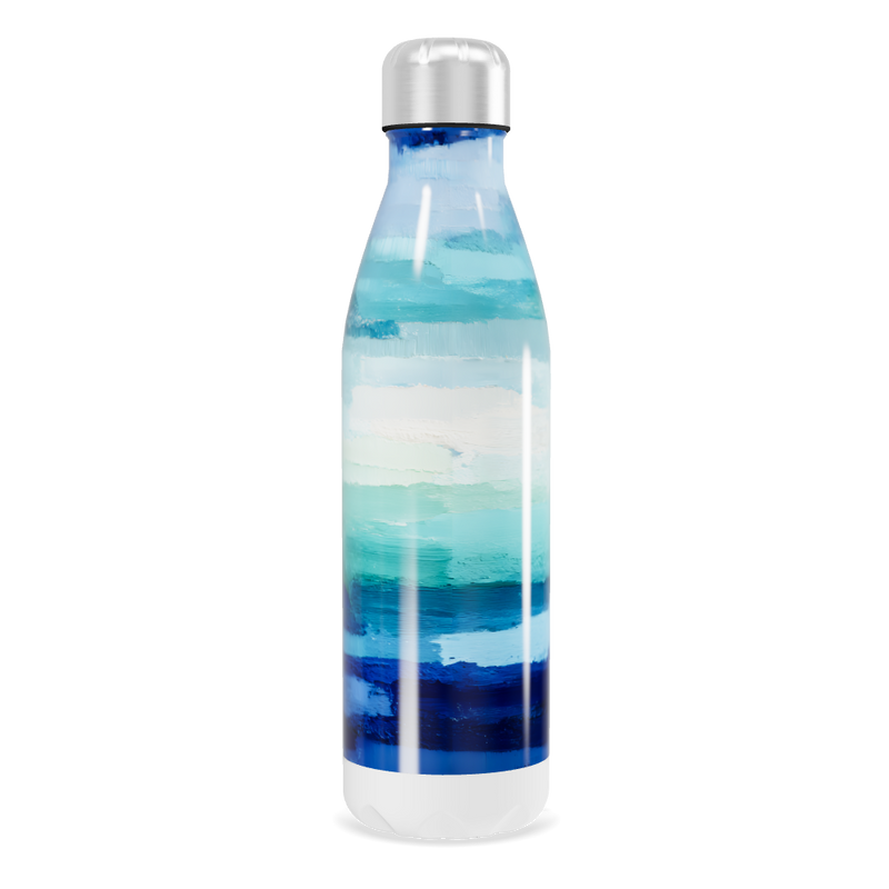 Garrafa Inox - Azul degrade 500ml
