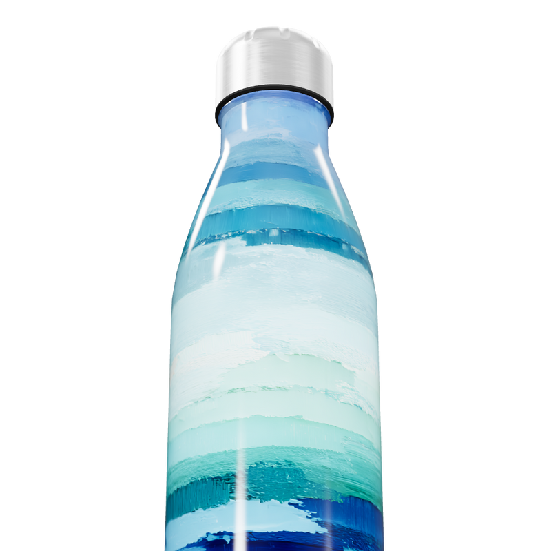 Garrafa Inox - Azul degrade 500ml