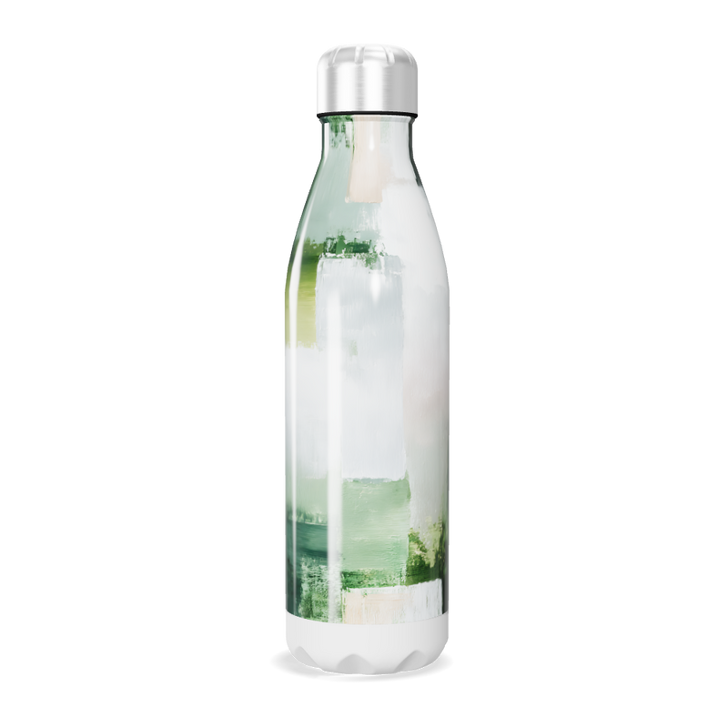 Garrafa Inox Verde Estampada 500ml