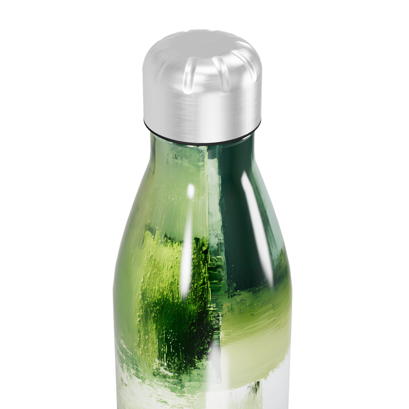 Garrafa Inox Verde Estampada 500ml