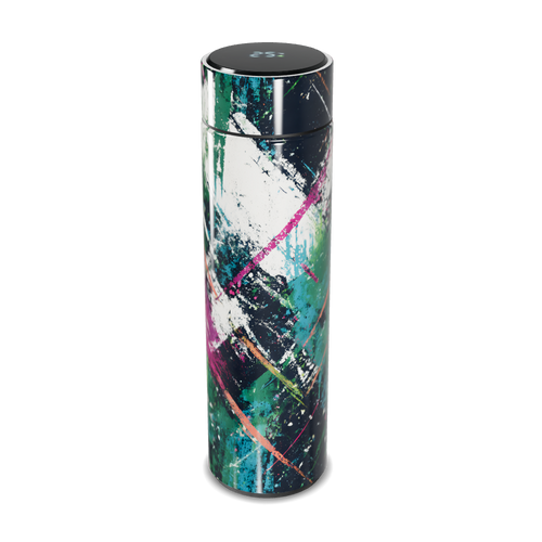 Garrafa Térmica Touch - Estampa Abstrata Colorida
