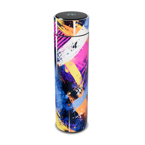 Garrafa Térmica Touch - Estampa Colorida Abstrata