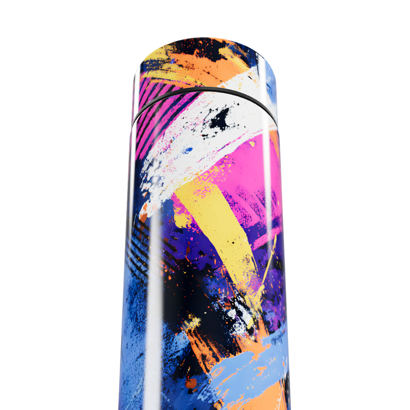 Garrafa Térmica Touch - Estampa Colorida Abstrata