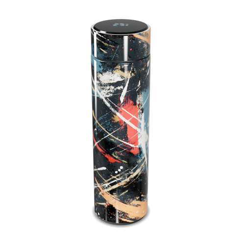 Garrafa Térmica Touch - Estampa Abstrata Colorida