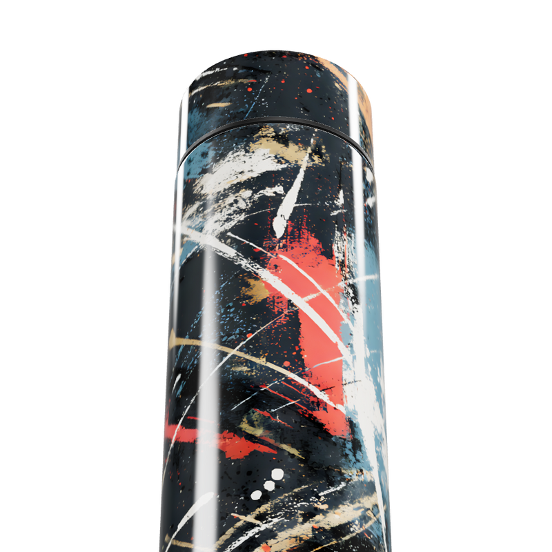 Garrafa Térmica Touch - Estampa Abstrata Colorida