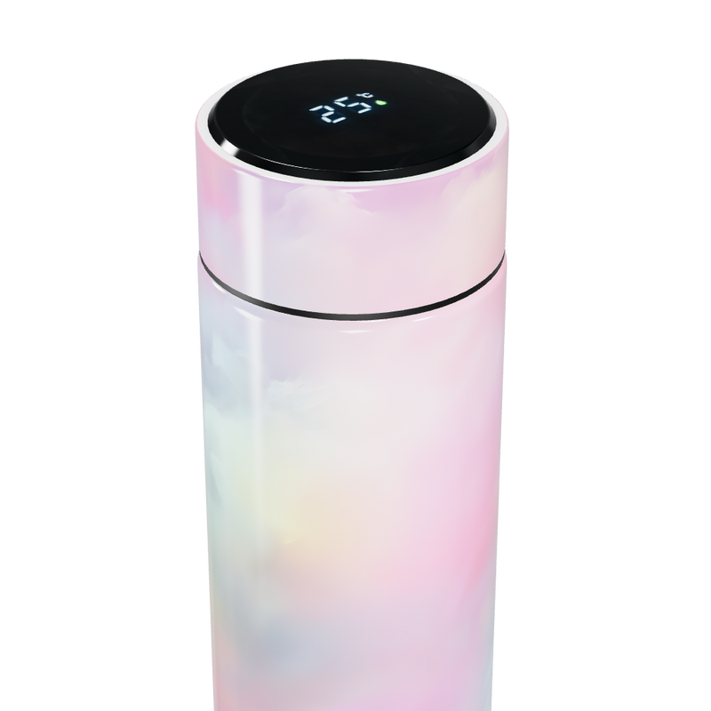 Garrafa Térmica Touch - Rosa Pastel Digital