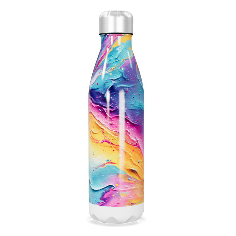 Garrafa Inox Estampada Multicolorida