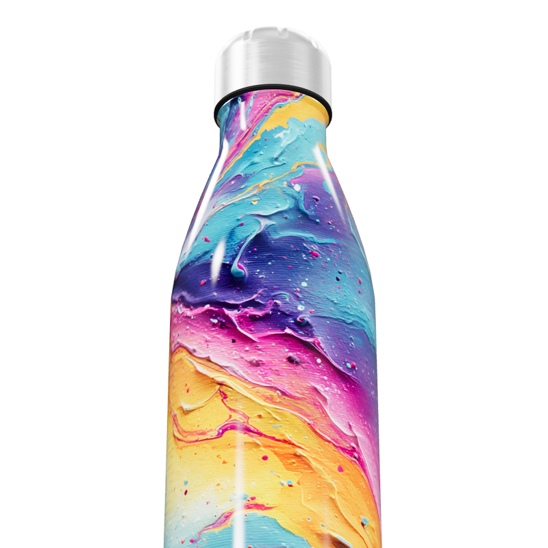 Garrafa Inox Estampada Multicolorida