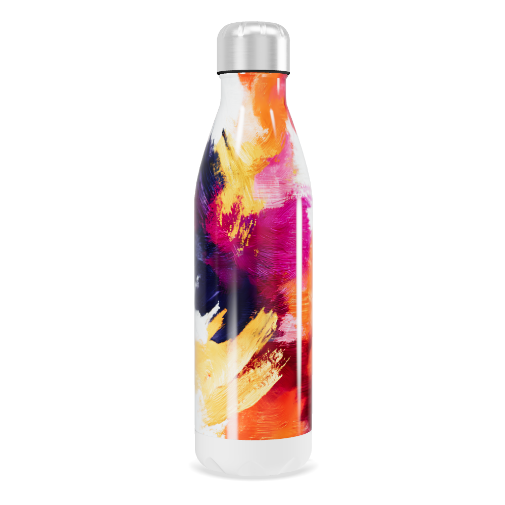 Garrafa Inox Estampada Cores Vibrantes