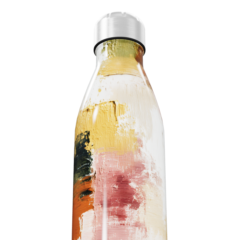 Garrafa Inox Pintura Abstrata 500ml