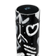 Garrafa Térmica Touch - Coração Preto e Branco