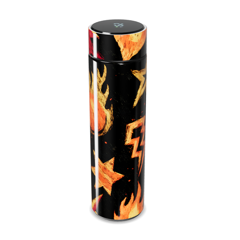 Garrafa Térmica Touch - Preto Estampada Astros