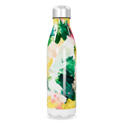 Garrafa Inox - Estampa Colorida Abstrata