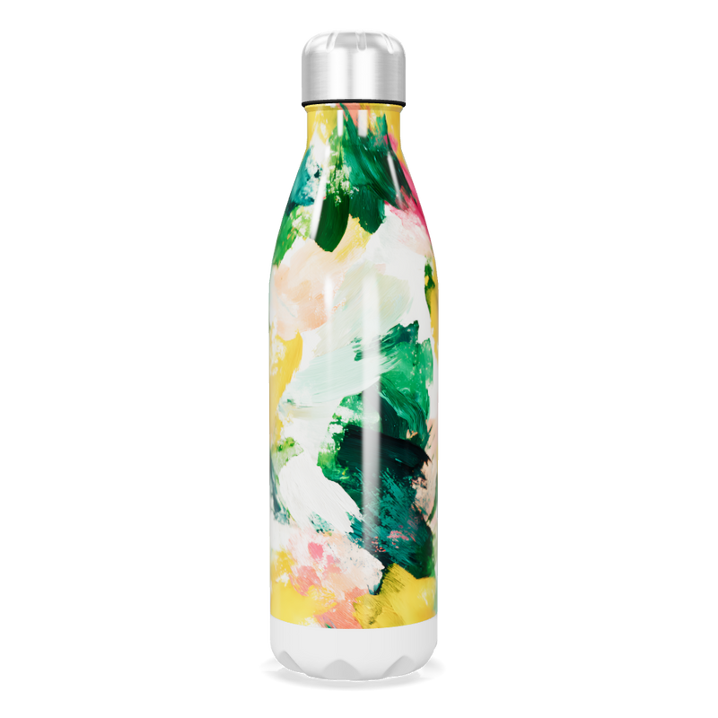 Garrafa Inox - Estampa Colorida Abstrata