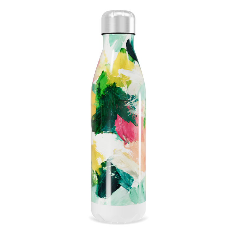 Garrafa Inox - Estampa Colorida Abstrata