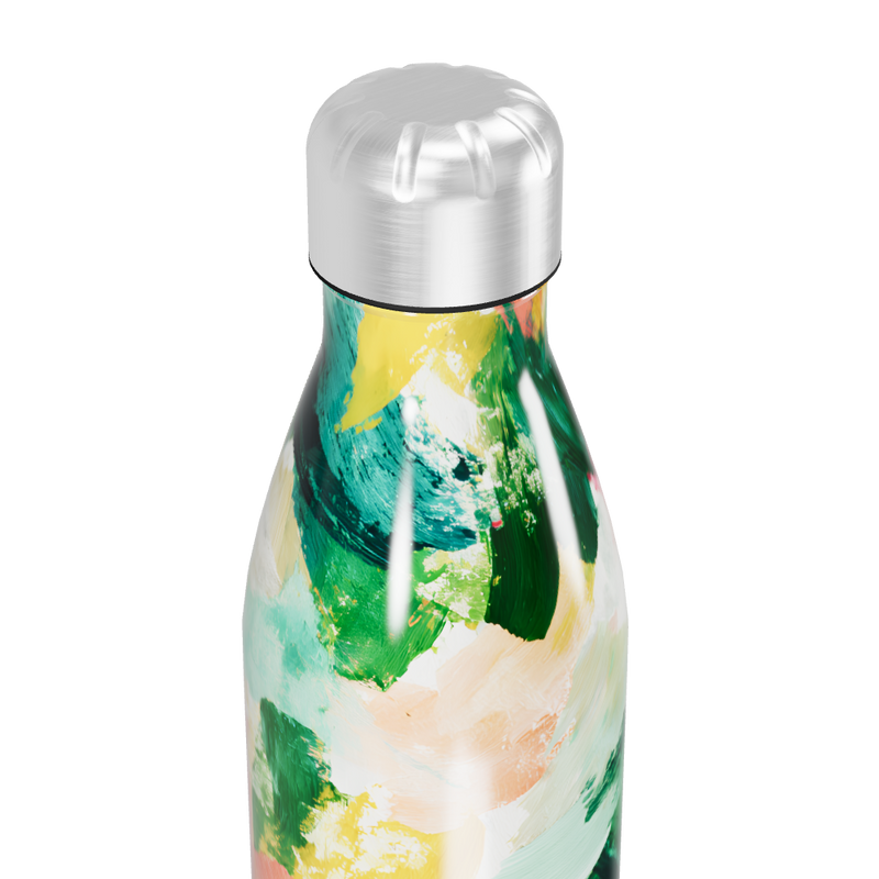 Garrafa Inox - Estampa Colorida Abstrata