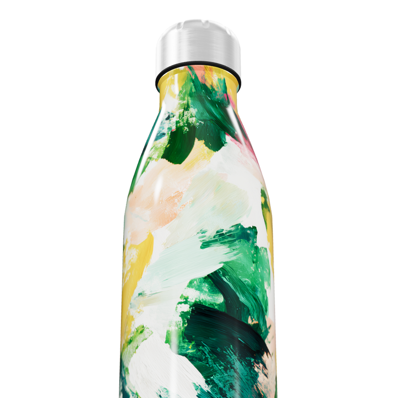 Garrafa Inox - Estampa Colorida Abstrata