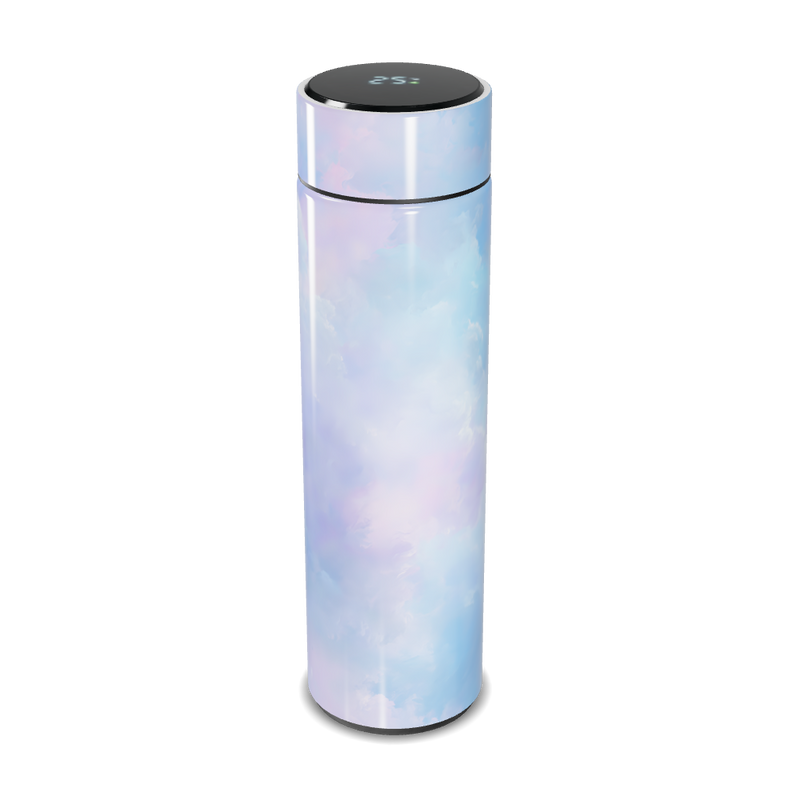 Garrafa Térmica Touch - Azul Pastel Aço Inox