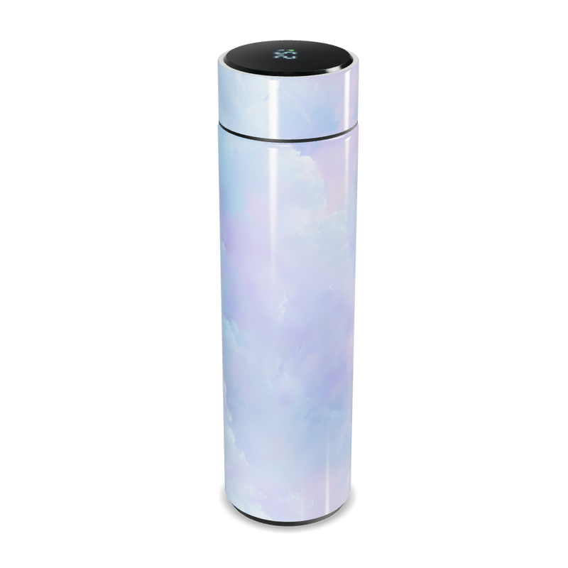 Garrafa Térmica Touch - Azul Pastel Aço Inox