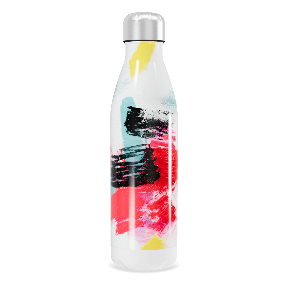 Garrafa Inox - Estampa Colorida Artística