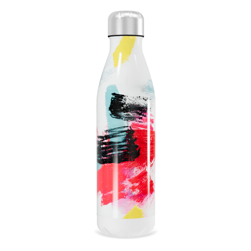 Garrafa Inox - Estampa Colorida Artística