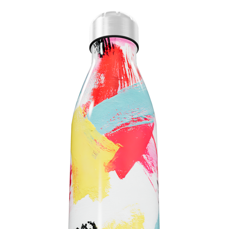 Garrafa Inox - Estampa Colorida Artística