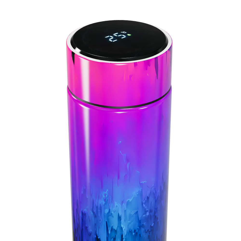 Garrafa Térmica Touch - Roxa Azul Gradient