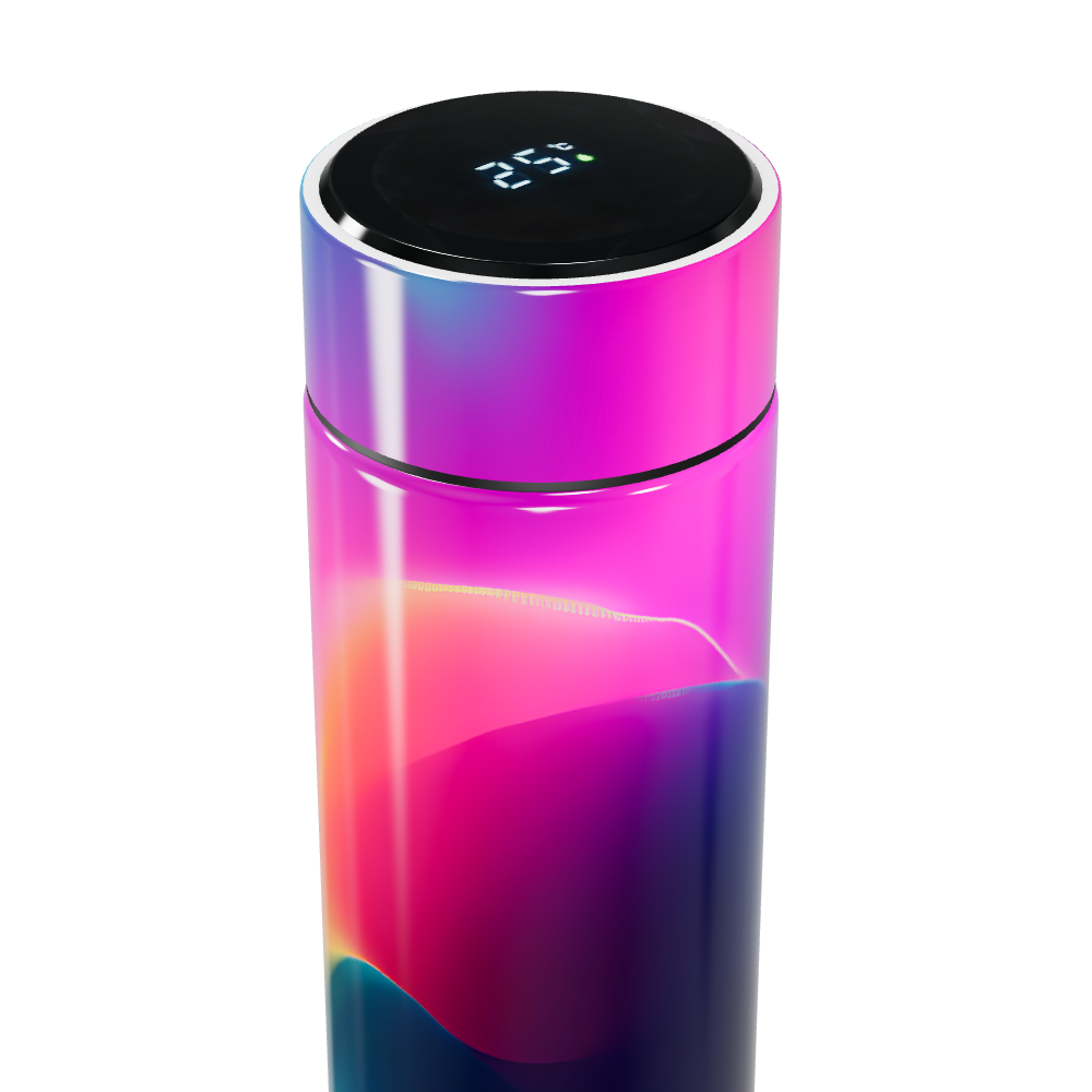 Garrafa Térmica Touch - Multicolorida Digital