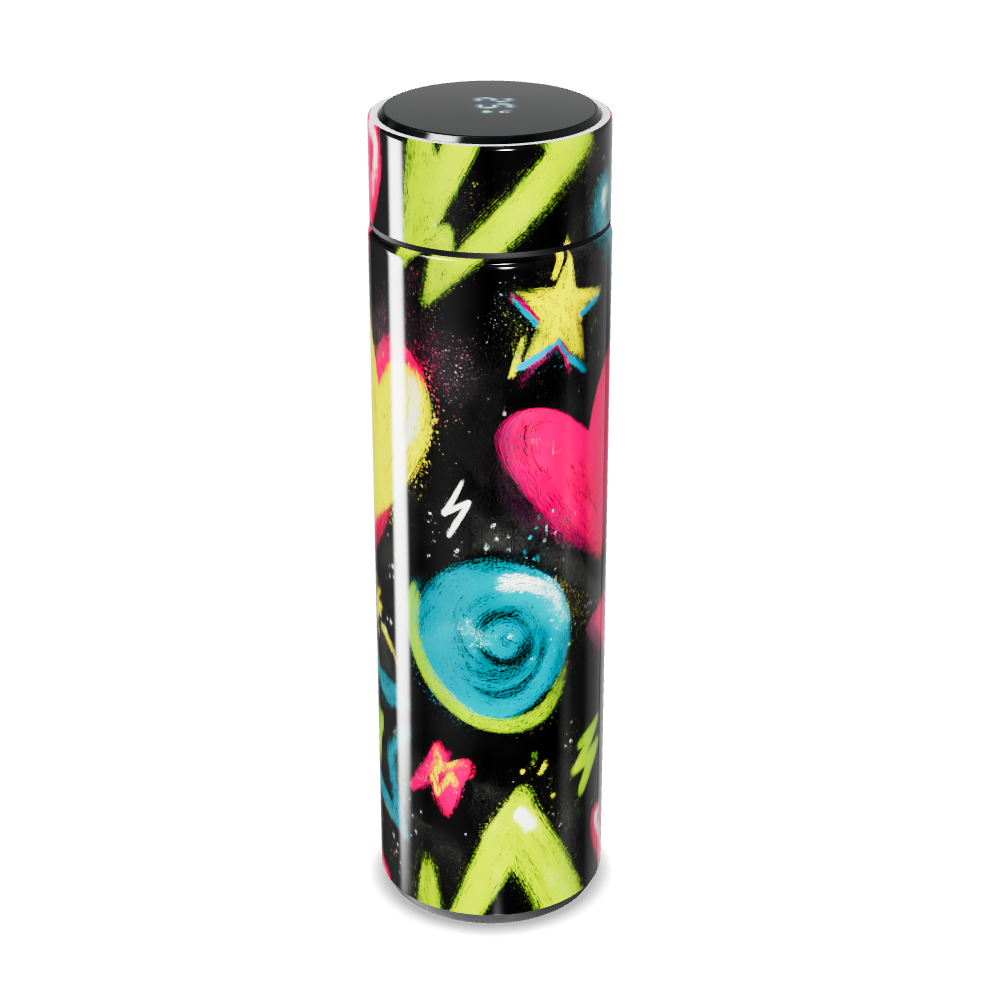 Garrafa Térmica Touch - Estampada Colorida