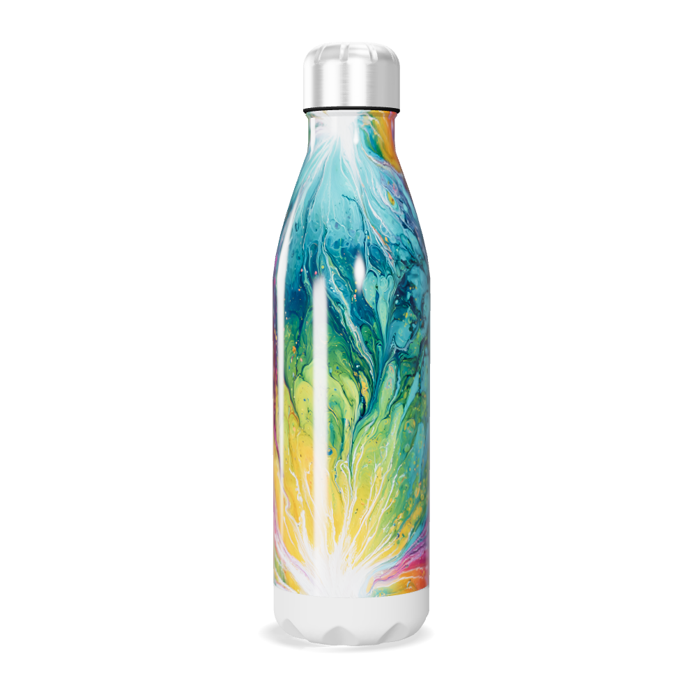 Garrafa Inox - Estampa Multicolorida